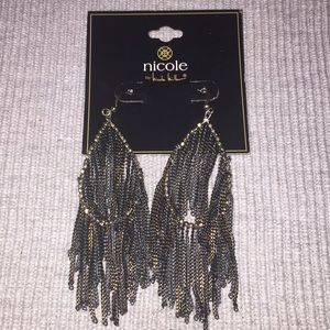 Nicole Miller chandelier earrings
